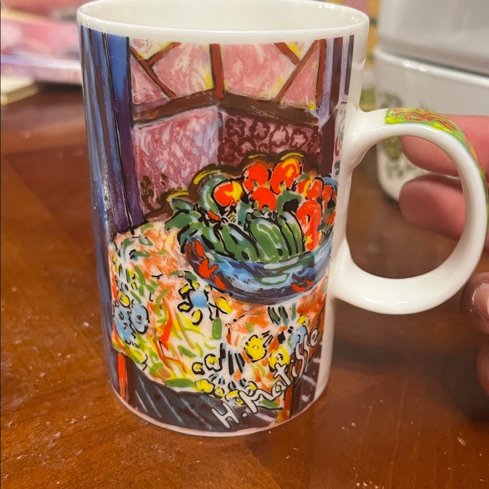 Henri Matisse Goldfish D. BURROWS Coffee Cup Mug Chaleur Masters Collection Art